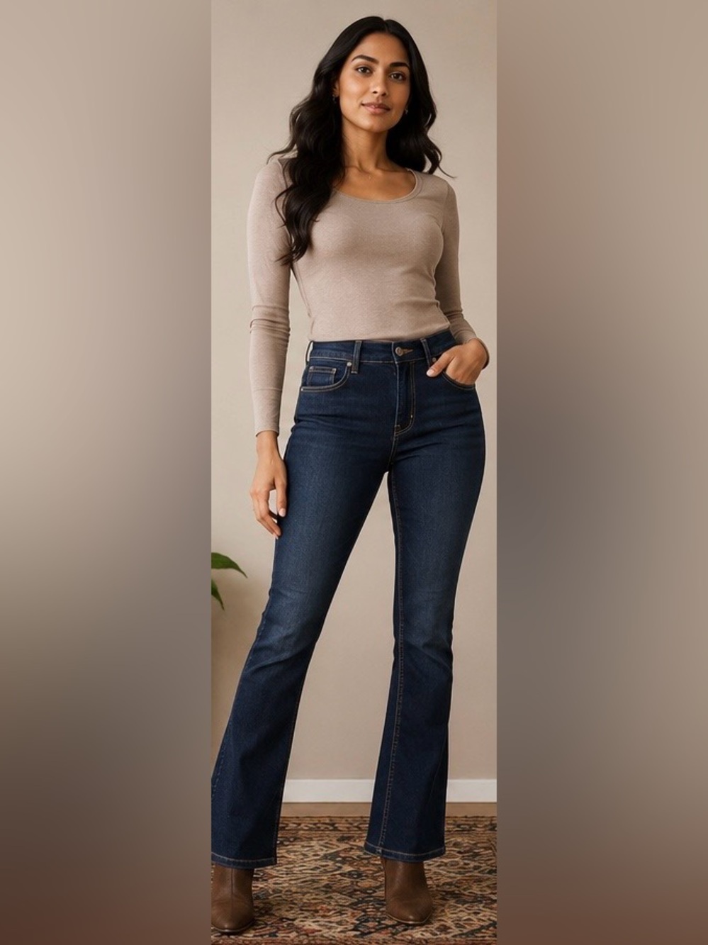 Artisan Crafted Dark Wash Bootcut Jeans Size 5